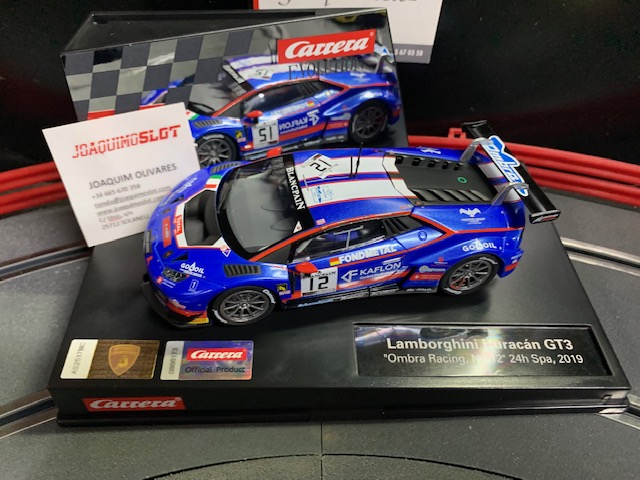 Coche slot Lamborghini Huracán GT3 Carrera Toys escala 1/32