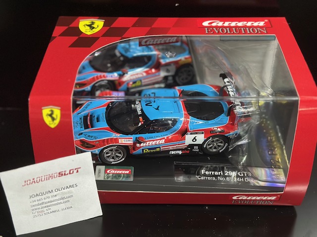Carrera Evolution 27800 Ferrari 296 GT3 24H Dubai No 6