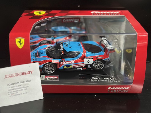 Carrera Evolution 27800 Ferrari 296 GT3 24H Dubai No 6