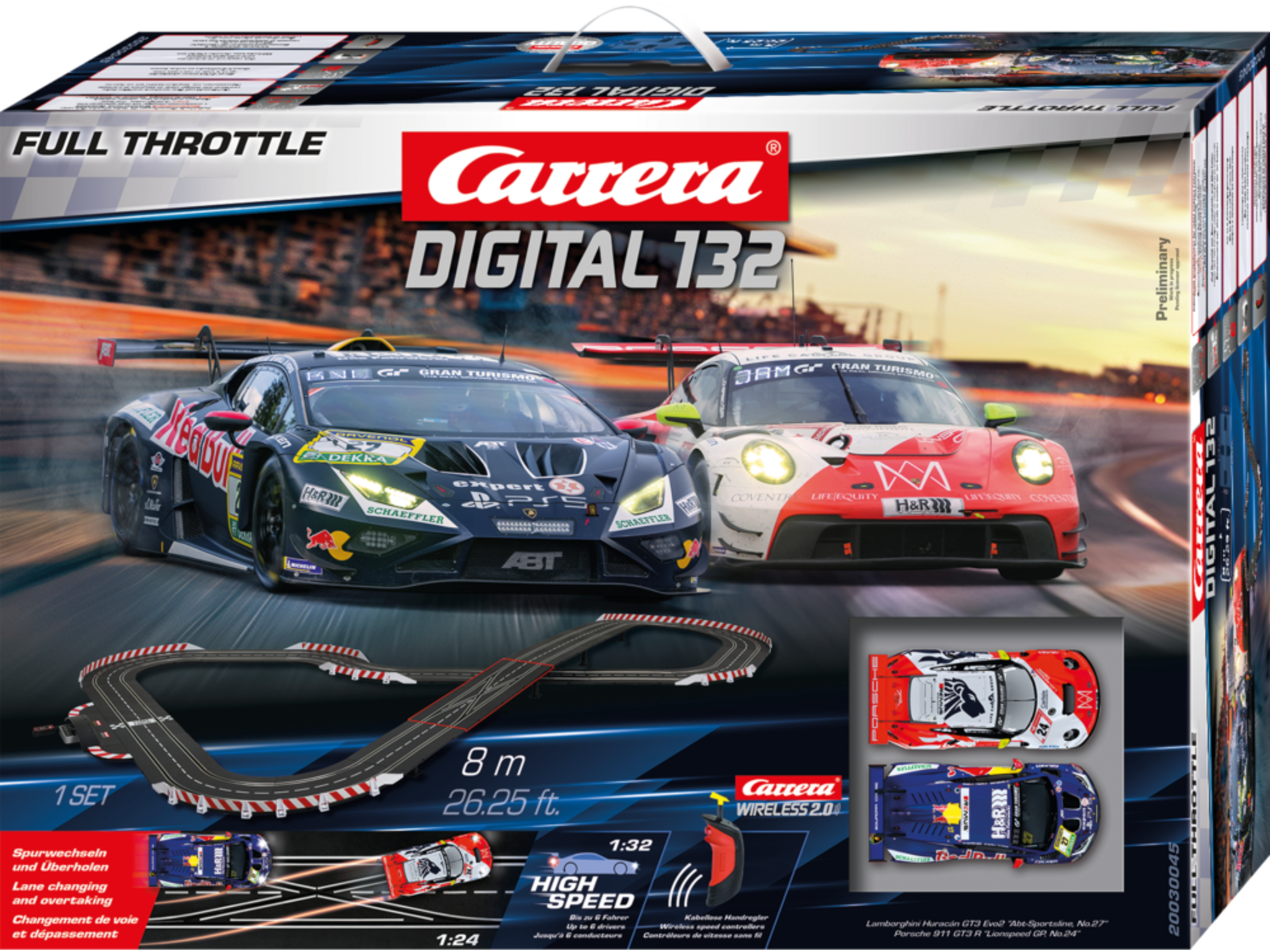 Carrera Digital 1/32 30045 Full Throttle Novedad 2025