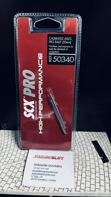 Scalextric  5034 EJES CALIBRADOS PRO SPEDD 50 MM