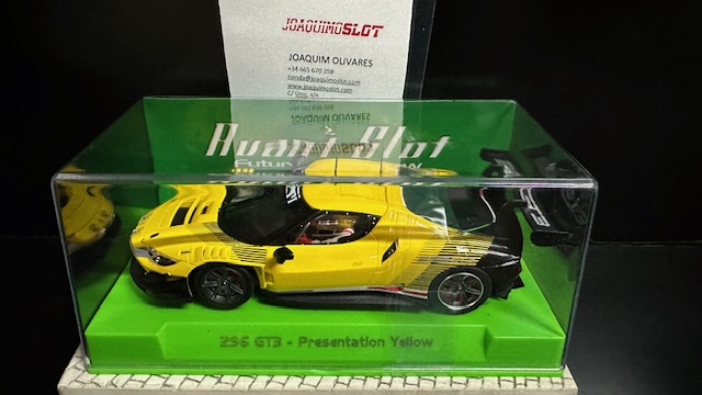 Avant Slot 52302 Ferrari 296 GT3 - Presentation Yellow
