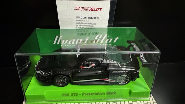 Avant Slot 52303 Ferrari 296 GT3 - Presentation Black