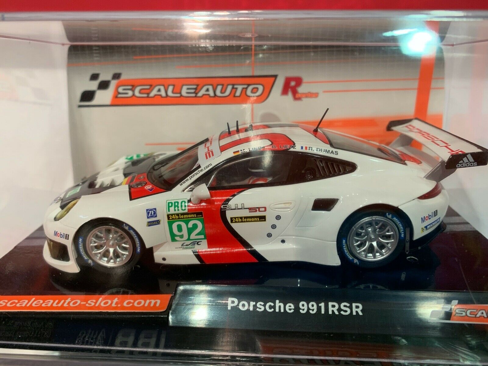 Scaleauto SC-6065R Porsche 991 RSR 24H. Le Mans 2013 Winner #92
