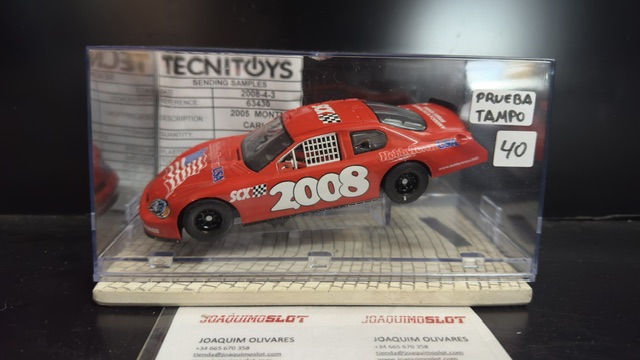 Scalextric 63430a Chevrolet Nascar Prueba Tampógrafia.