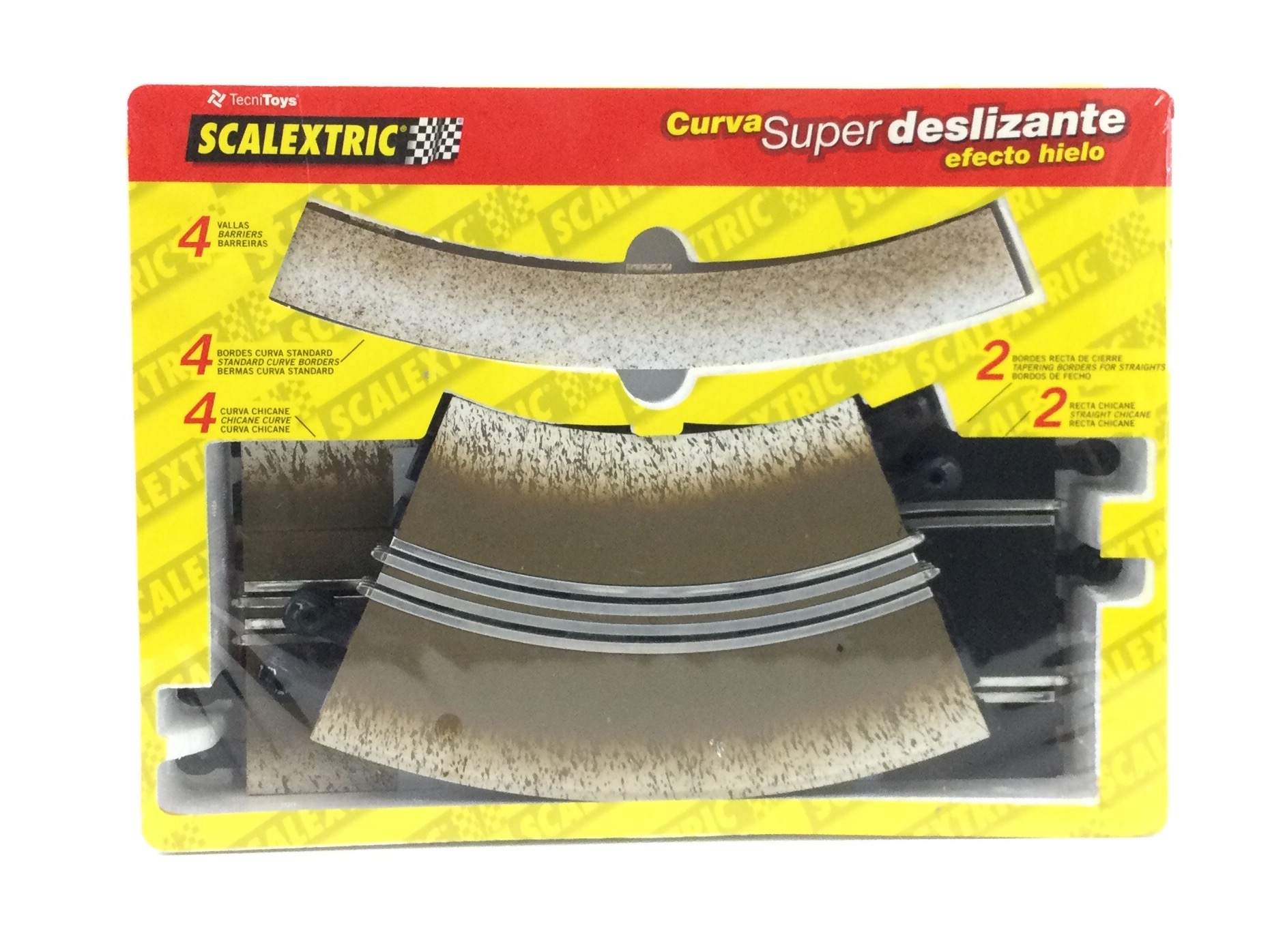Scalextric 8812 Conjunto Pistas Curva Chicane Deslizante