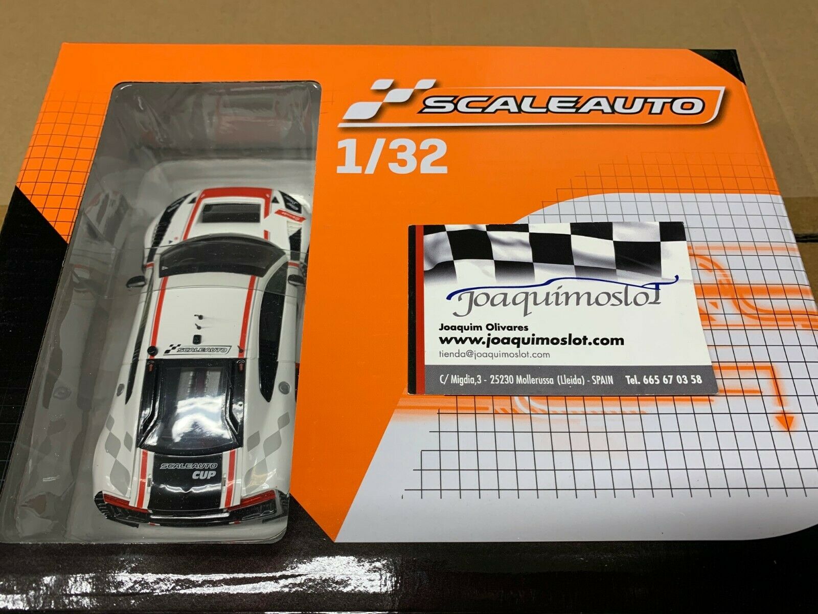 Scaleauto SC-6180A LMS GT3 Cup Edition White/Red R-Version AW