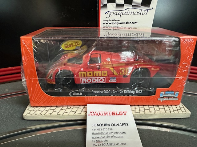 Slot.it CA52b Porsche 962c n.30 3rd 12h Sebring 1992