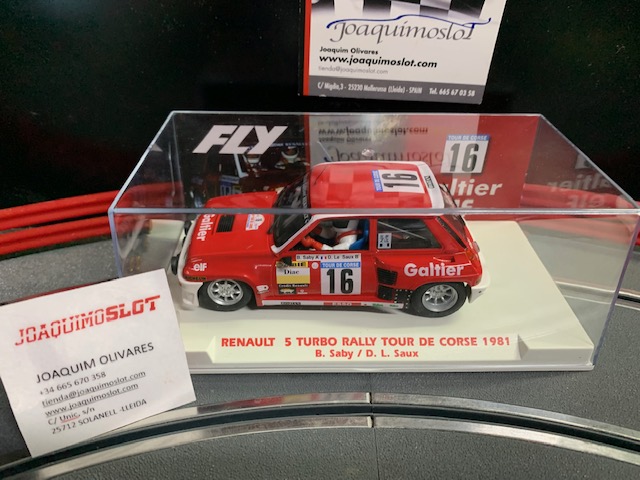 qq 88160 A-1201 FLY RENAULT 5 TURBO 1º R MONTECARLO 81 #9 RAGNOTTI