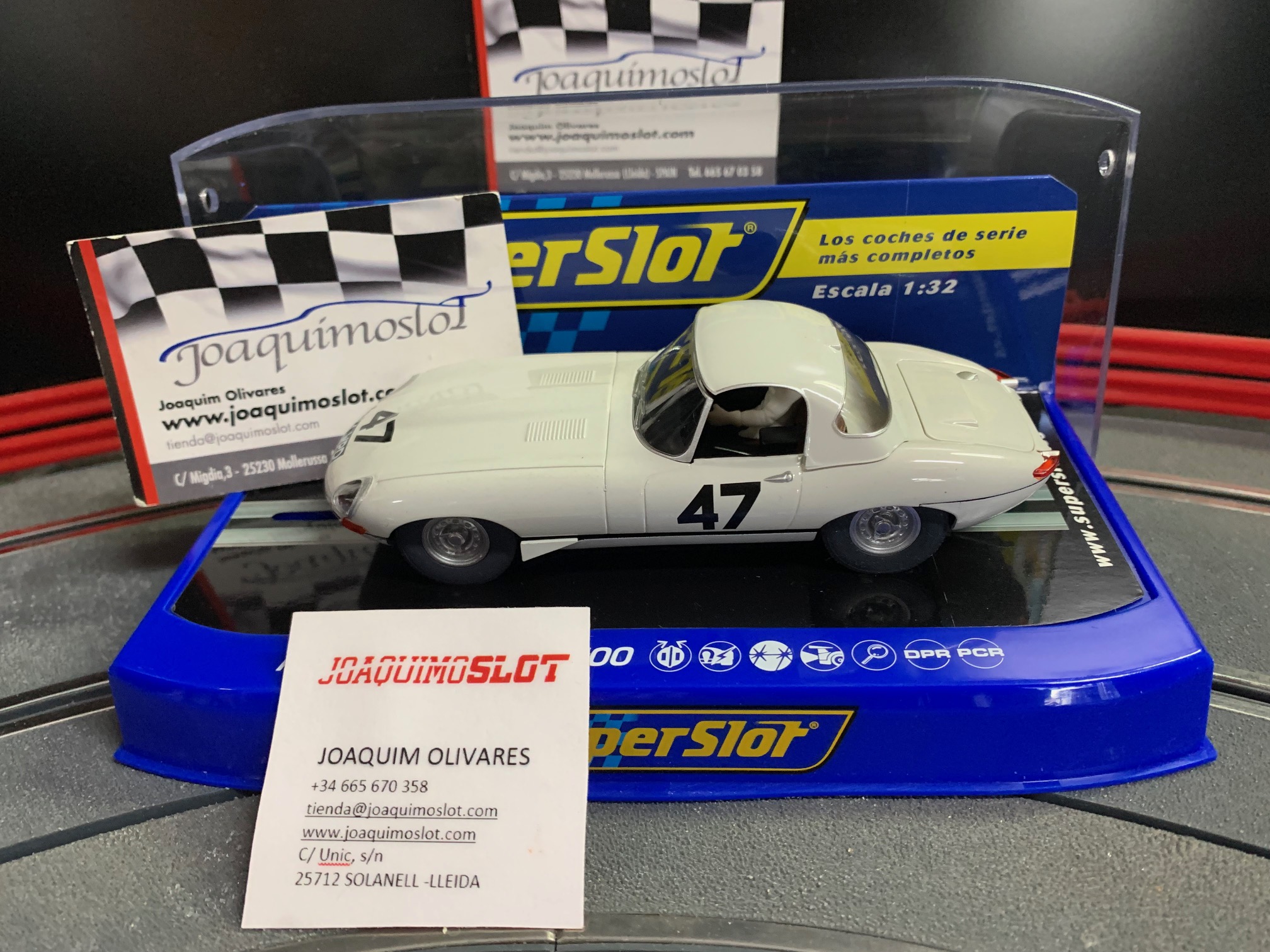 Superslot H3898AA  JAGUAR E-TYPE 1963 #47 Limited edition.
