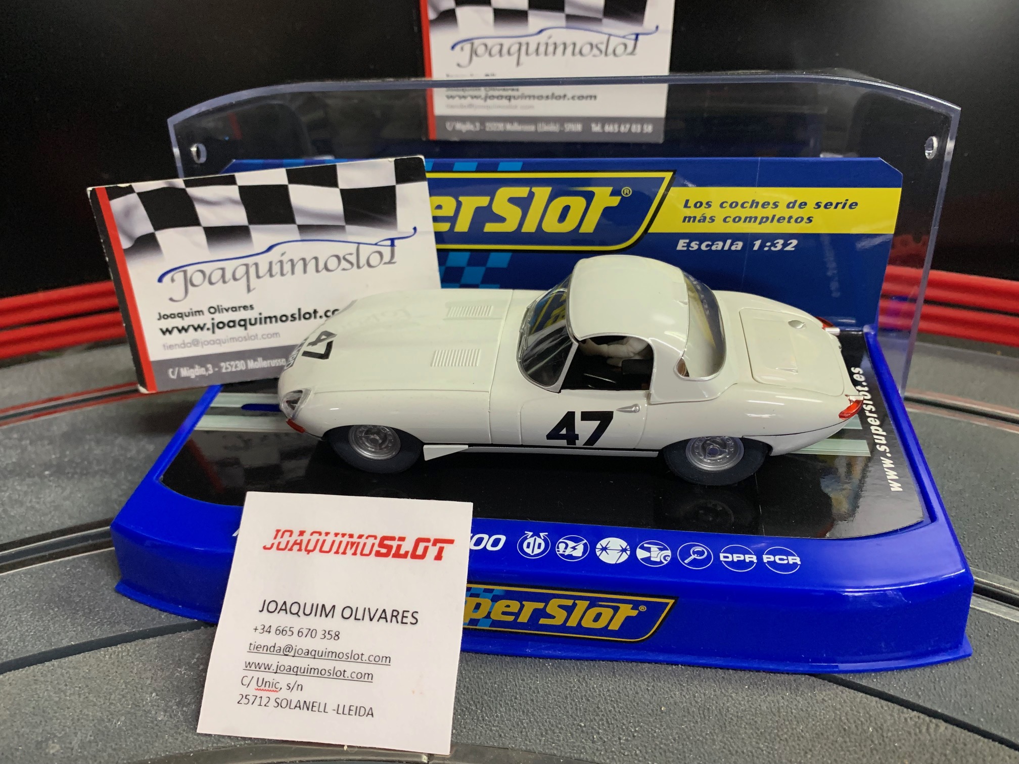 Superslot H3898AA  JAGUAR E-TYPE 1963 #47 Limited edition.
