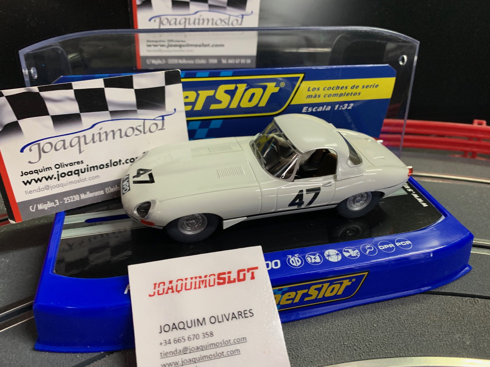 Superslot H3898AA  JAGUAR E-TYPE 1963 #47 Limited edition.