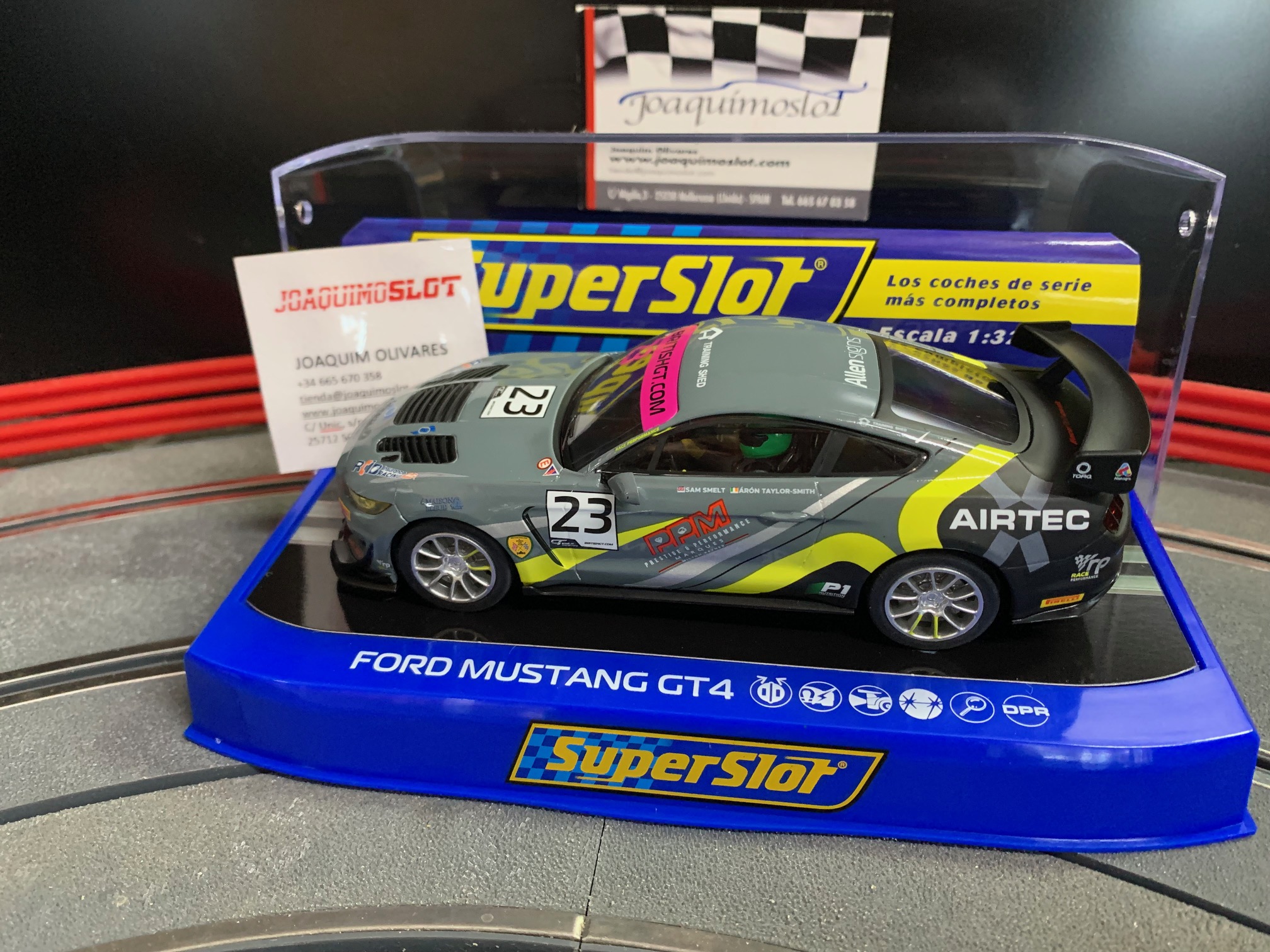 Slot Car SCX Superslot H3857 – Ford GT GTE #68, 24H Le Mans 2017, échelle Scalextric UK