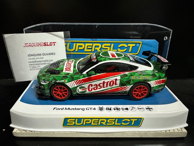 Superslot H4327 Ford Mustang GT4 Castrol Drift Car