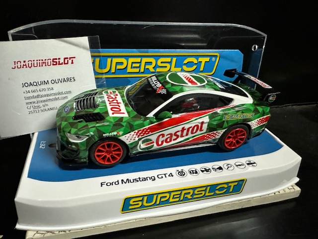 Superslot H4327 Ford Mustang GT4 Castrol Drift Car