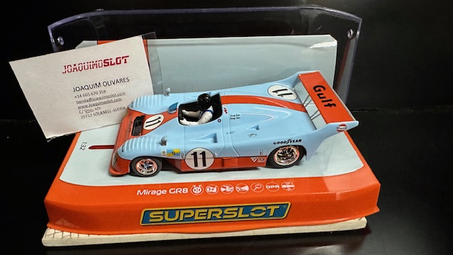 Superslot H4443 Mirage Gr8 Winner Le Mans 1975 Gulf Edition.