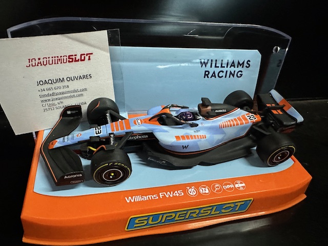 Superslot H4559 Williams Fw45 Alexander Albon Gulf Edition