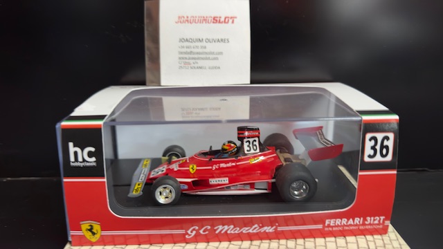 Hobbyclassic HCP-221e Ferrari 312T Giancarlo Martini 1976