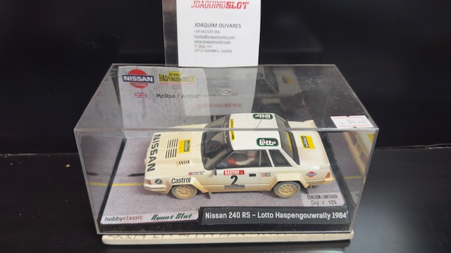 Hobbyclassic HCP-228 Nissan 240 RS Lotto Haspengouw Rally 1984