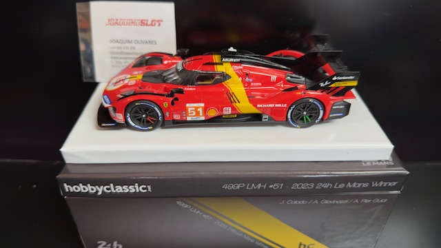 Hobbyclassic HCP-230 Ferrari 499P 2023 Le Mans Winner