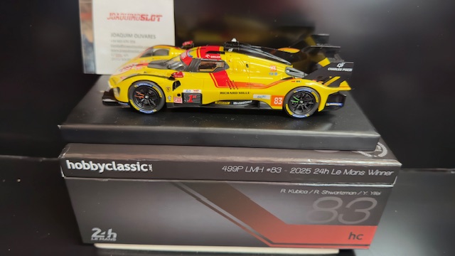 Hobbyclassic HCP-234a 499P - R. Kubica - 2025 Le Mans Winner