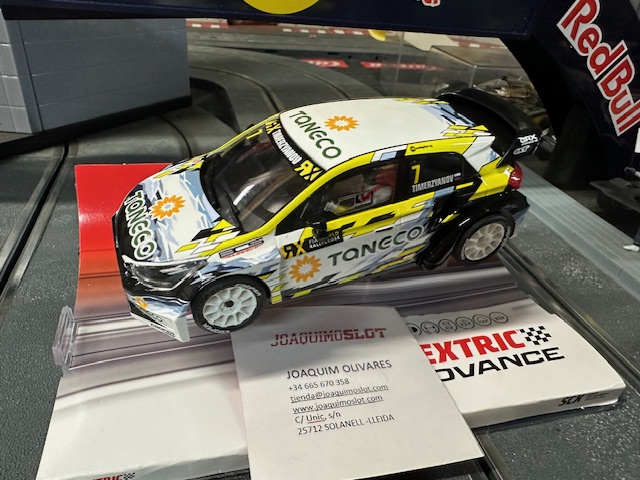 SCALEXTRIC Voiture De Course Hyundai I-20 WRC Loeb Türkiye - Slot 1:32 Originale