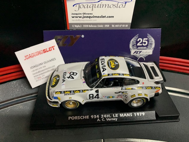 FLY A2507 Porsche 934 24H Le Mansl 1979 A.C Verney