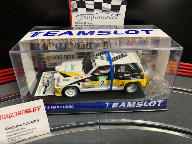 Teamslot SRE31  Renault 5 Maxi turbo Rally Valeo 1985 Sainz