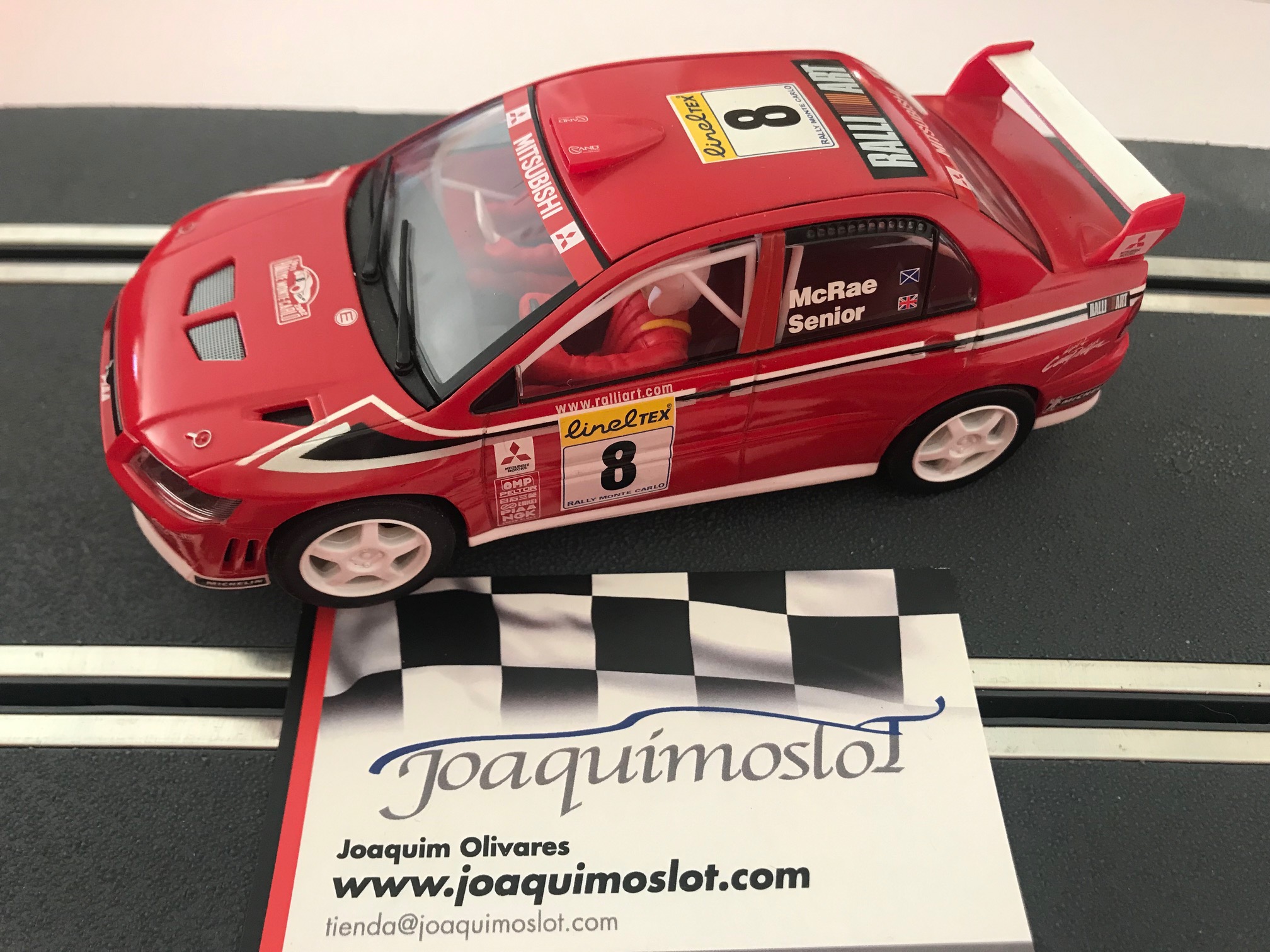 Superslot H2364  MITSUBISHI EVO VII  WRC N #8