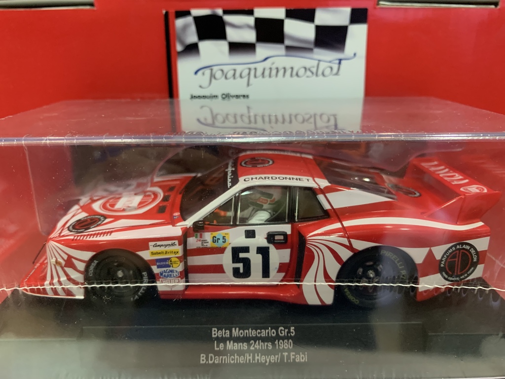 Sideways Lancia Beta Montecarlo 24h Le Mans 1980