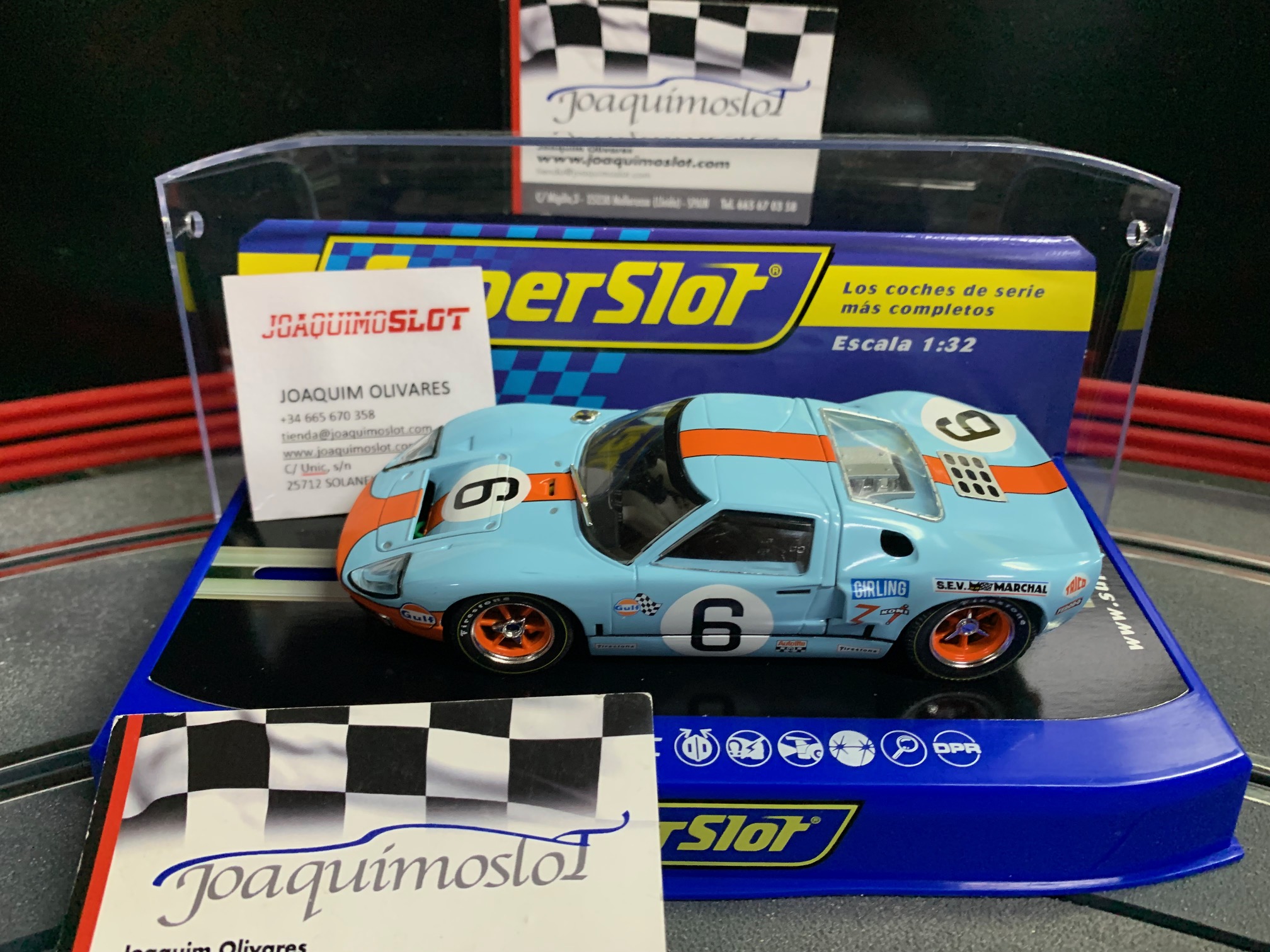 Superslot  H4041AC Ford GT40 #6 Limited.Edition