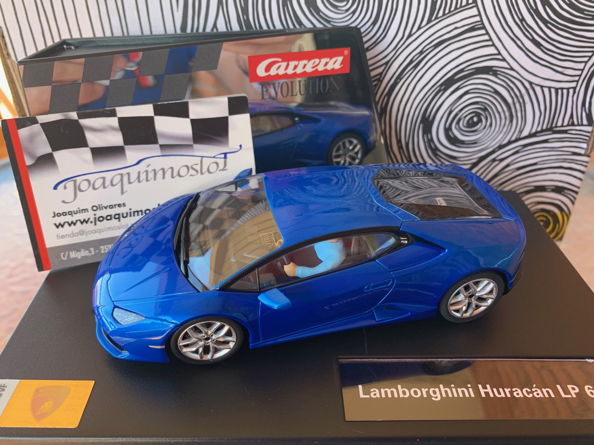 Carrera Evolution 27514 Lamborghini Huracán LP 610-4 azul