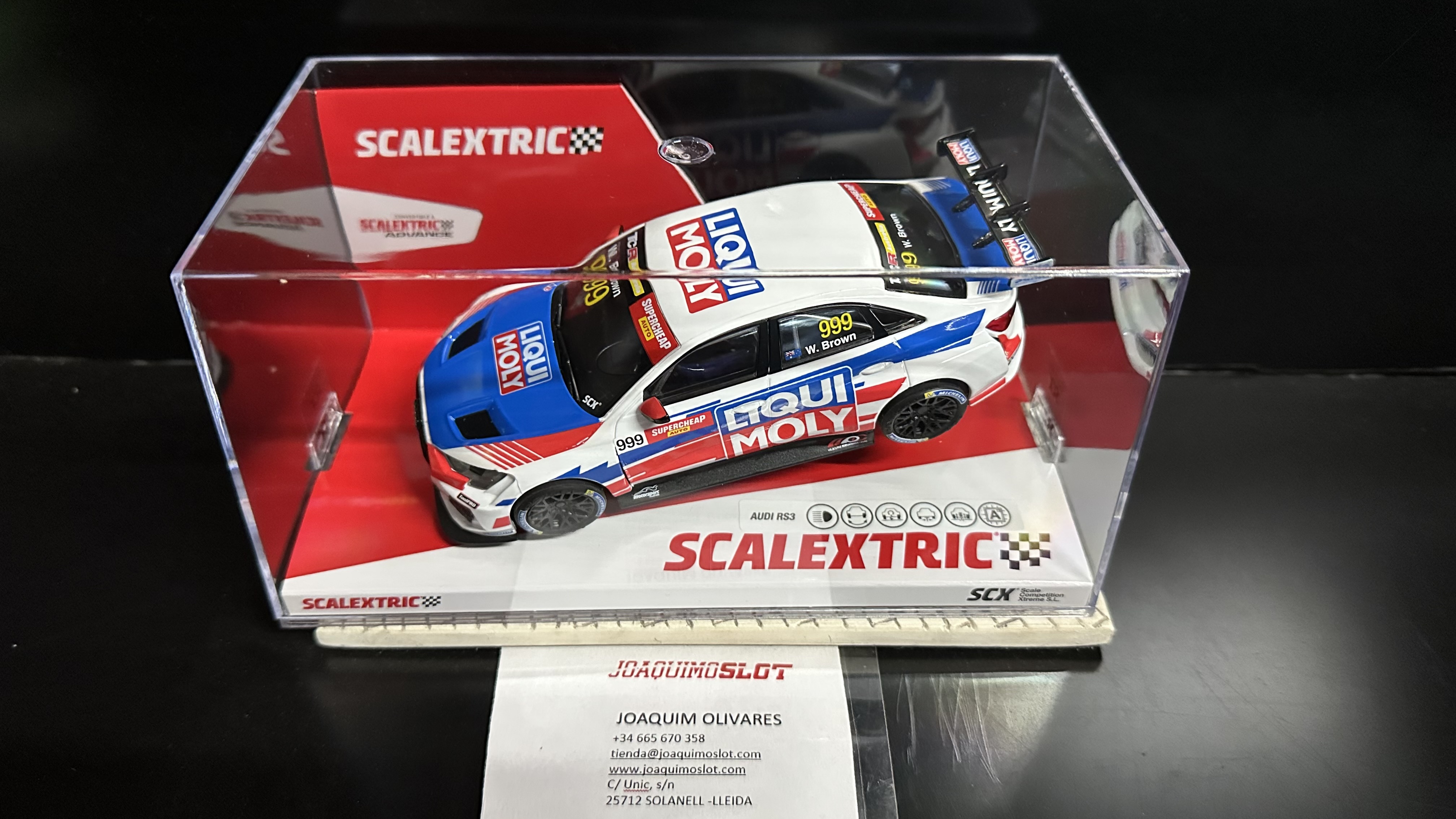 Scalextric U10556S300 Audi RS3 LMS TCR - Liqui Moly