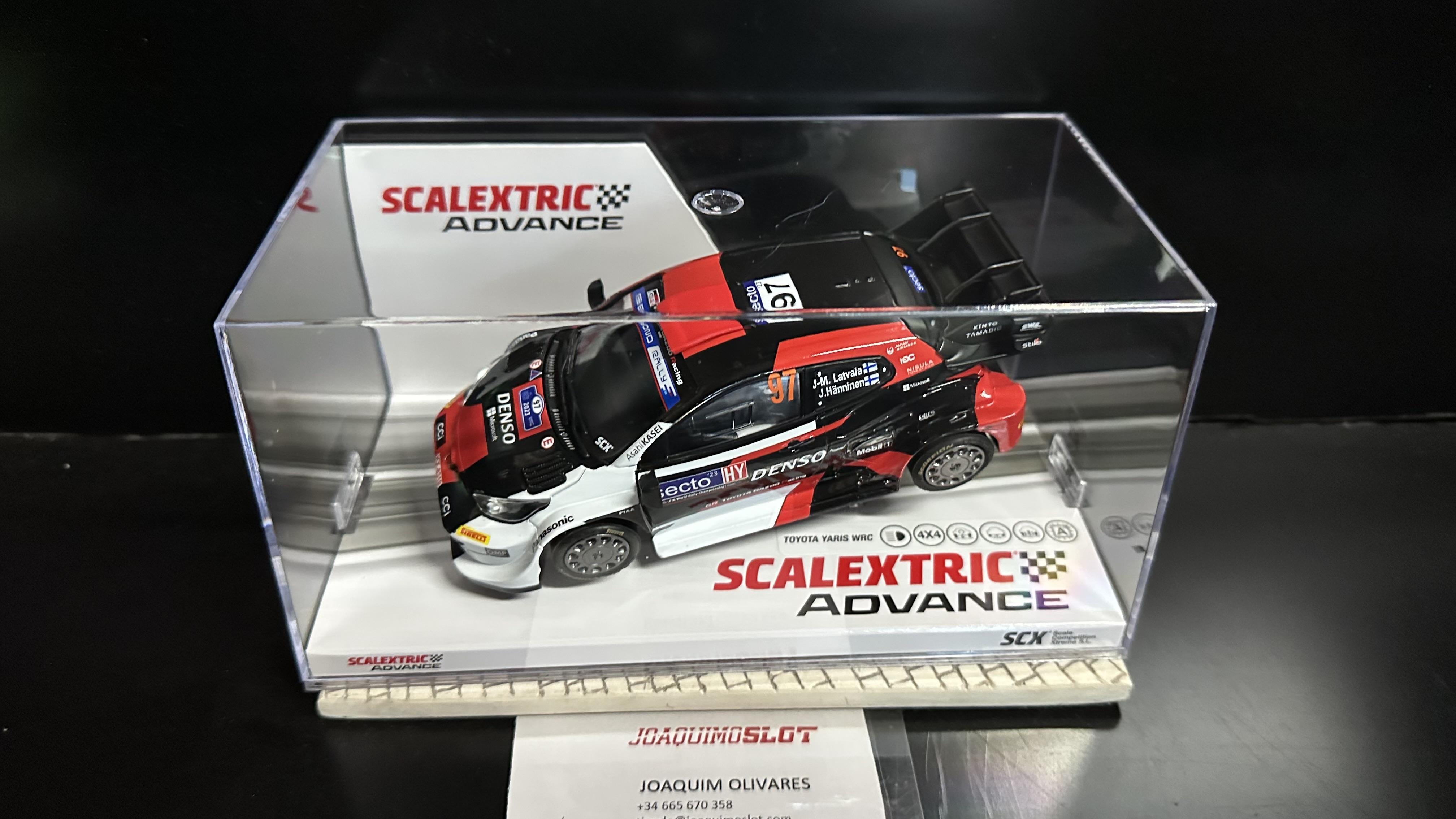 Scalextric Advance E10555S300 Toyota Yaris WRC - Latvala Finland