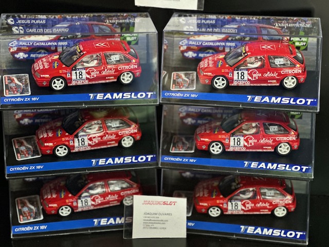 Teamslot SRE43 Citroën Zx 16V Car Rally Caja Catalunya 95