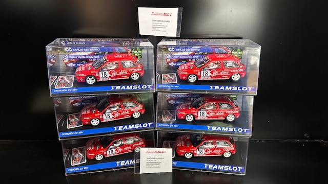 Teamslot SRE43 Citroën Zx 16V Car Rally Caja Catalunya 95