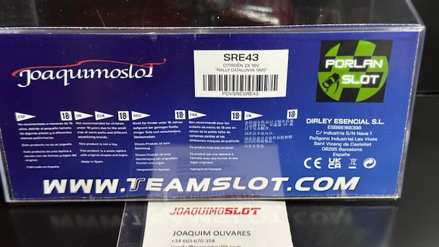 Teamslot SRE43 Citroën Zx 16V Car Rally Caja Catalunya 95