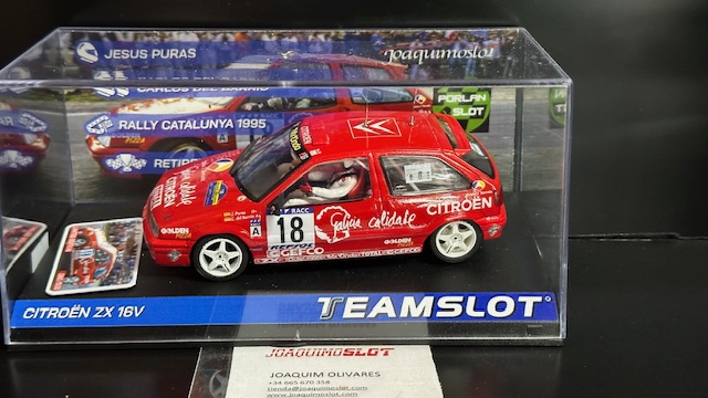 Teamslot SRE43 Citroën Zx 16V Car Rally Caja Catalunya 95