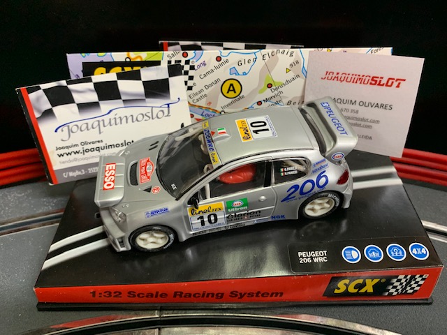 Scalextric 6048 Peugeot 206 Montecarlo 2000