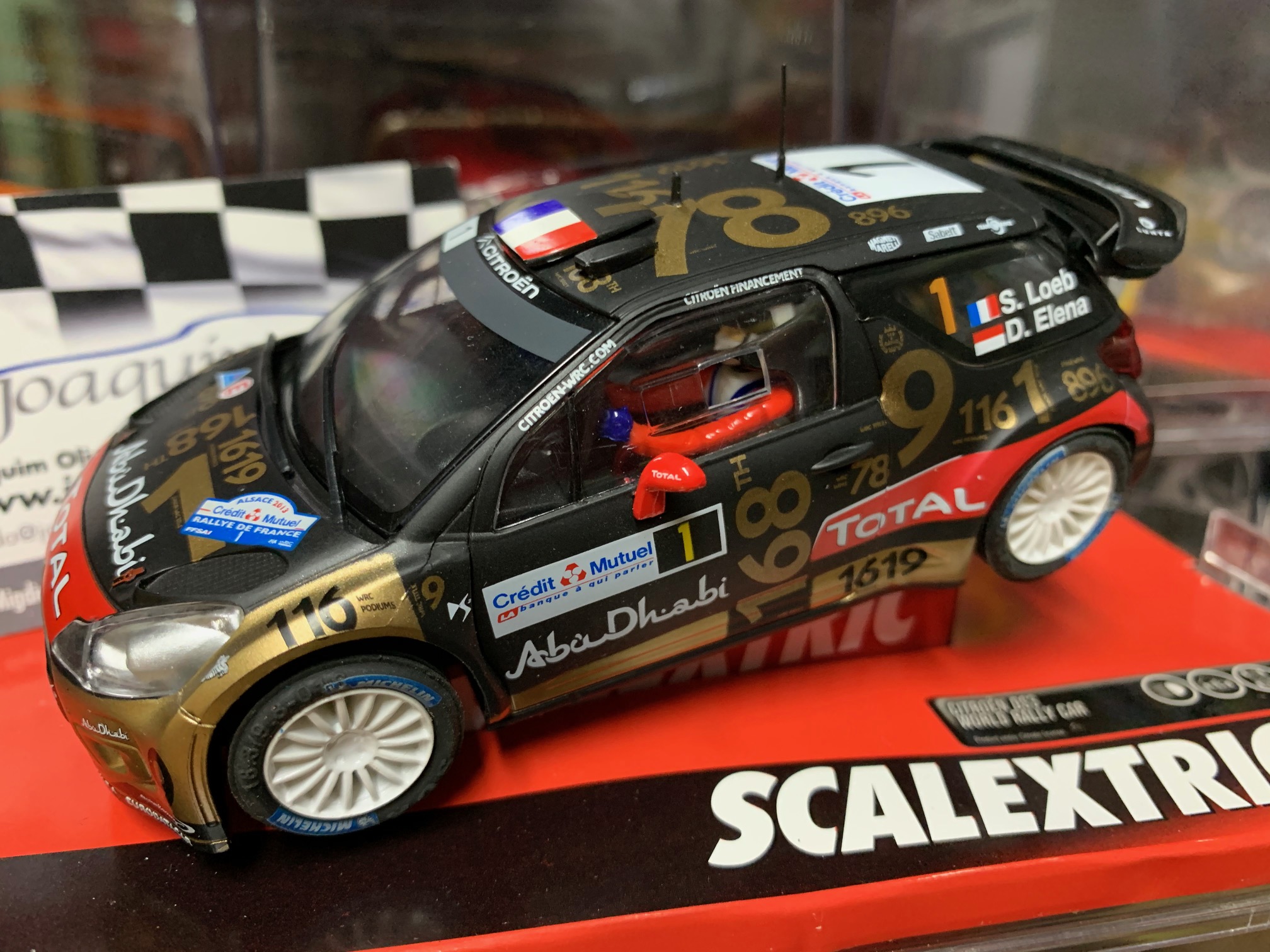 Scalextric A10208S300 CITROEN DS3 WRC LOEB ELENA