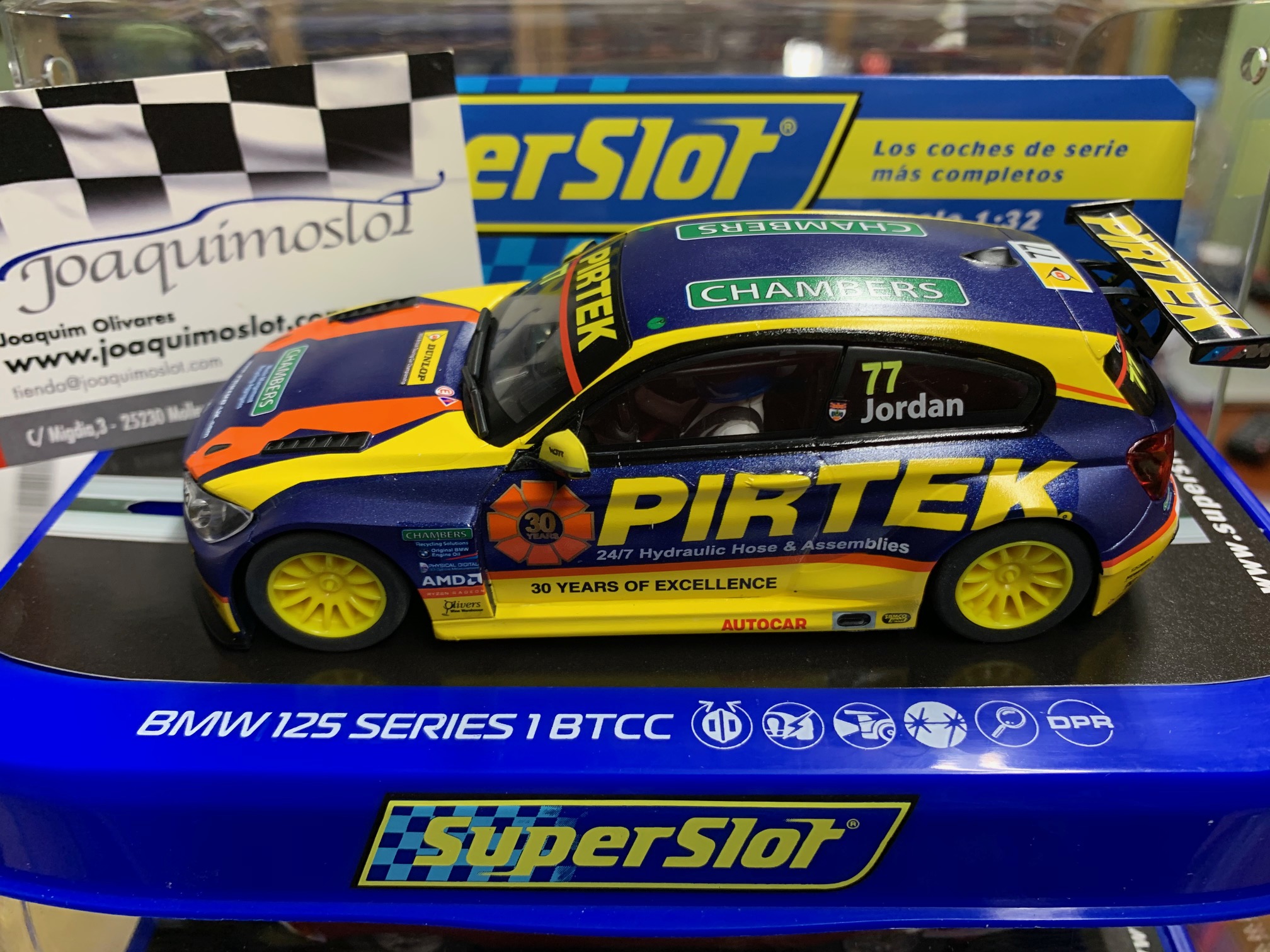Superslot H4018 BMW SERIES 125I BTCC 2018 ANDREW JORDAN