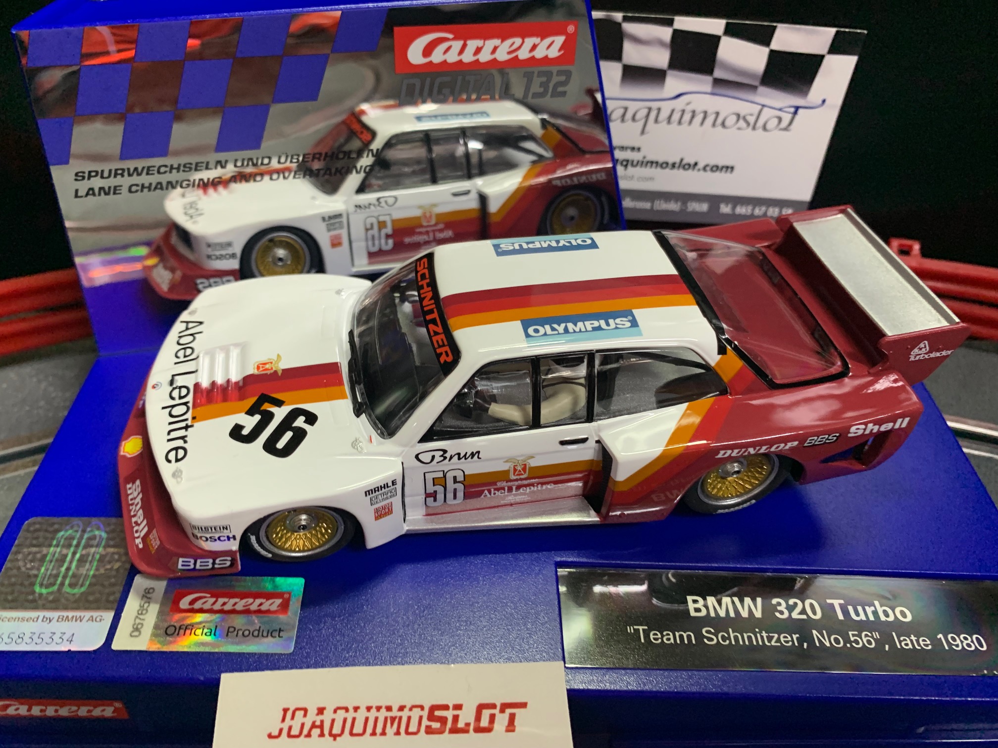 Carrera Digital 31039 BMW 320 Turbo Team Schnitzer Nº56 1980