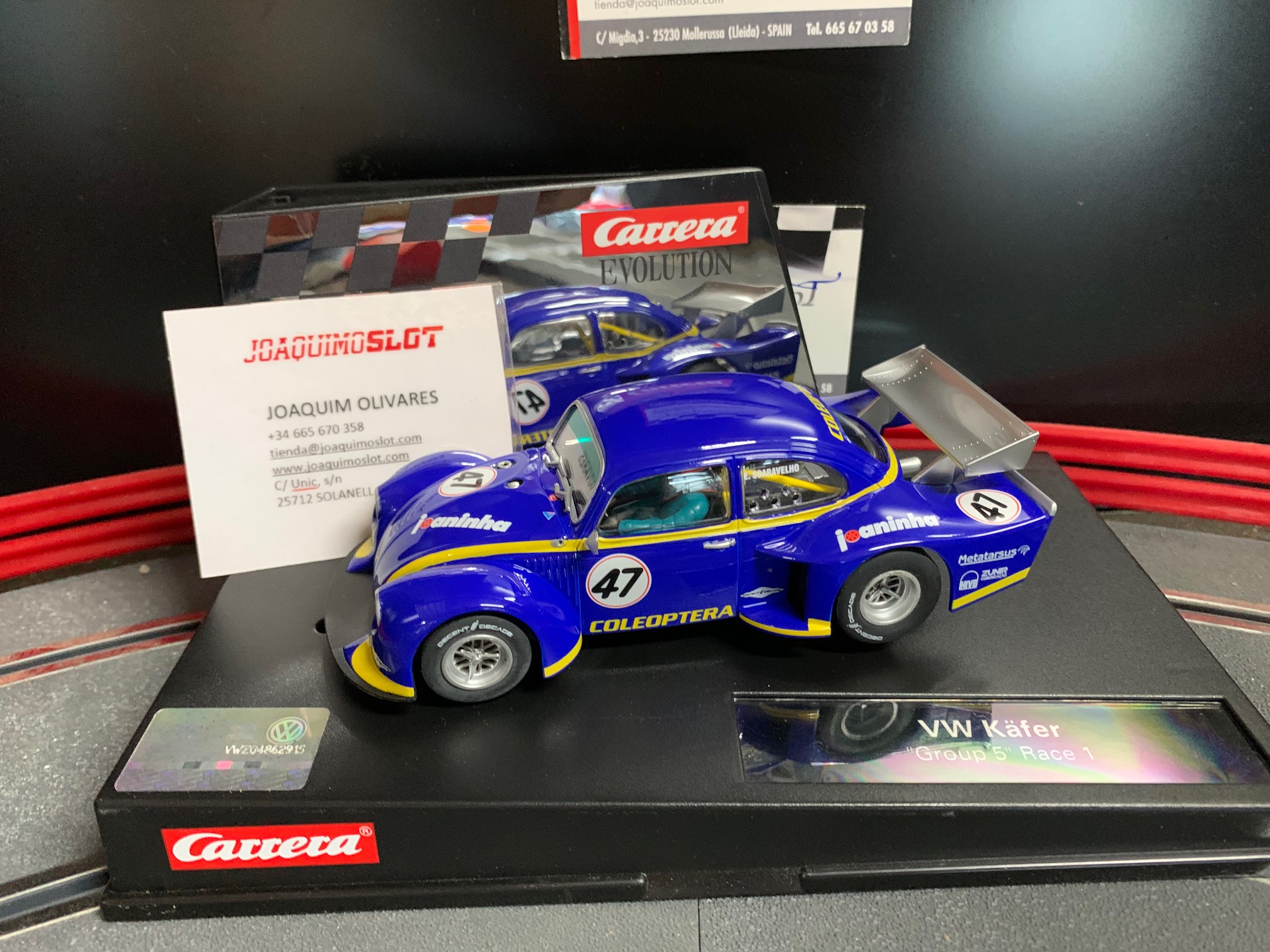 Carrera Evolution 27470 VW Kafer Group 5 Race 1 #47