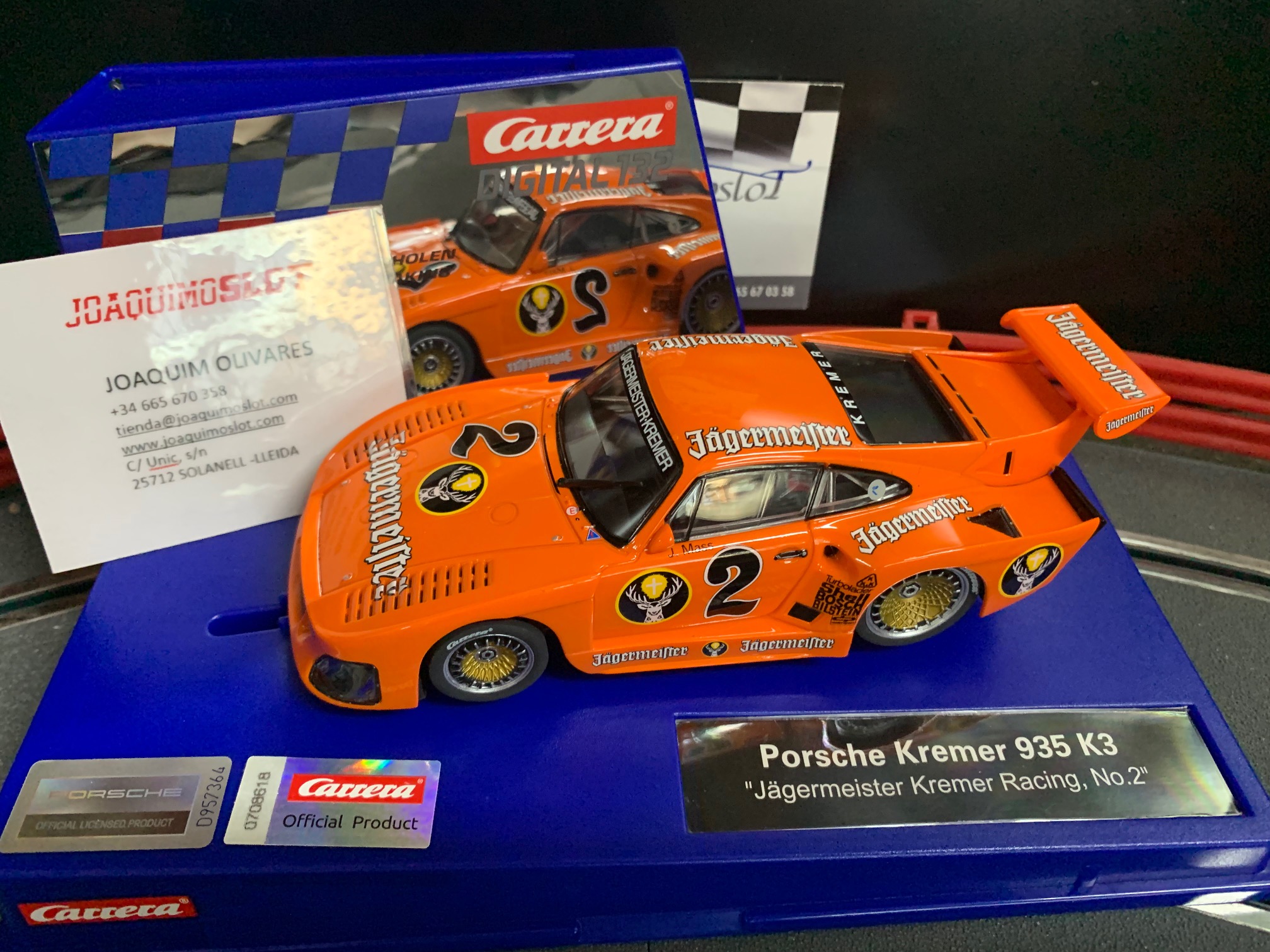 Carrera Digital 31047 Porsche Kremer 935 k3 Jagermeister Nº2