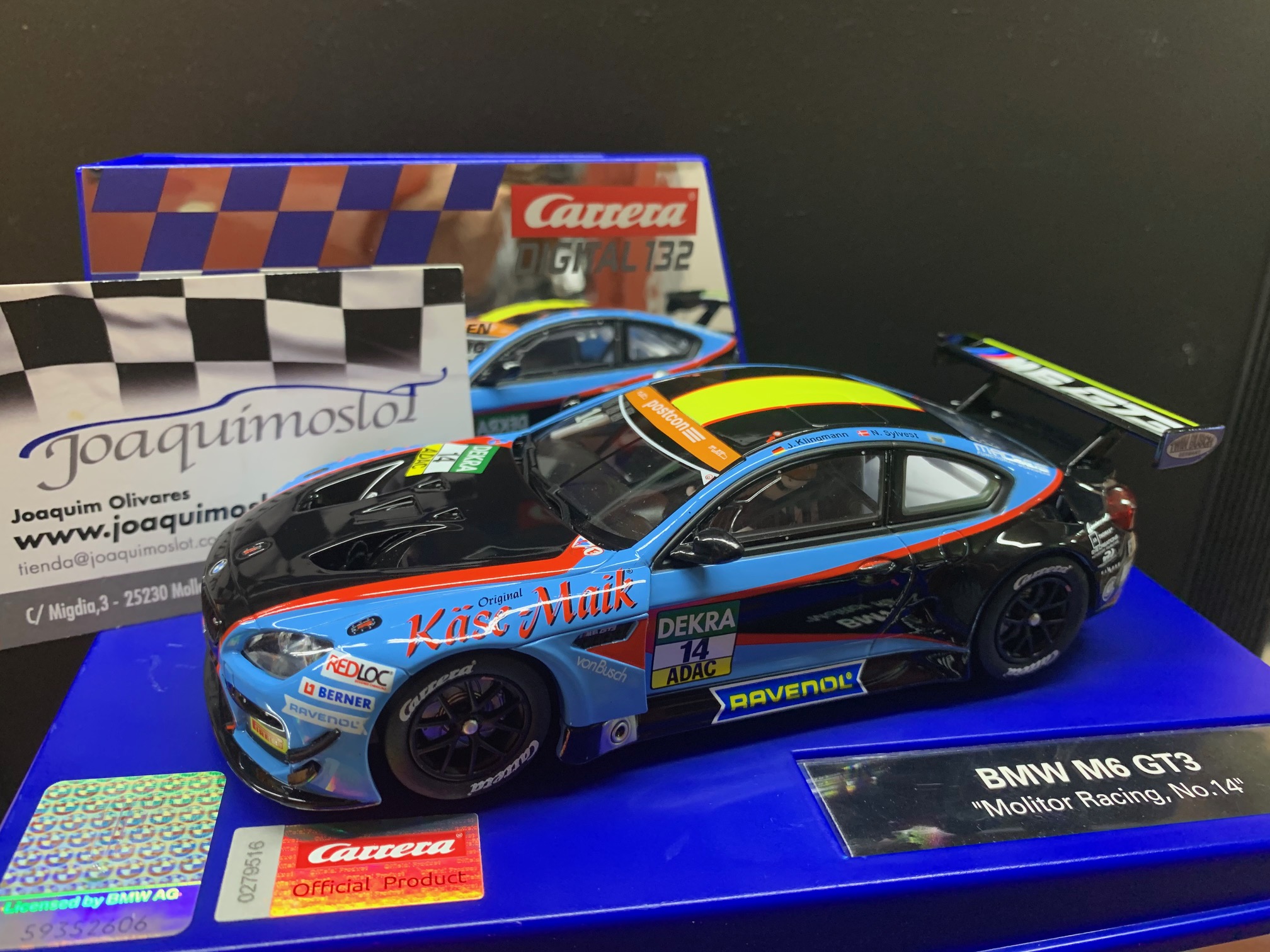 Carrera digital 30917 Bmw M6 gt3 molitor Racing