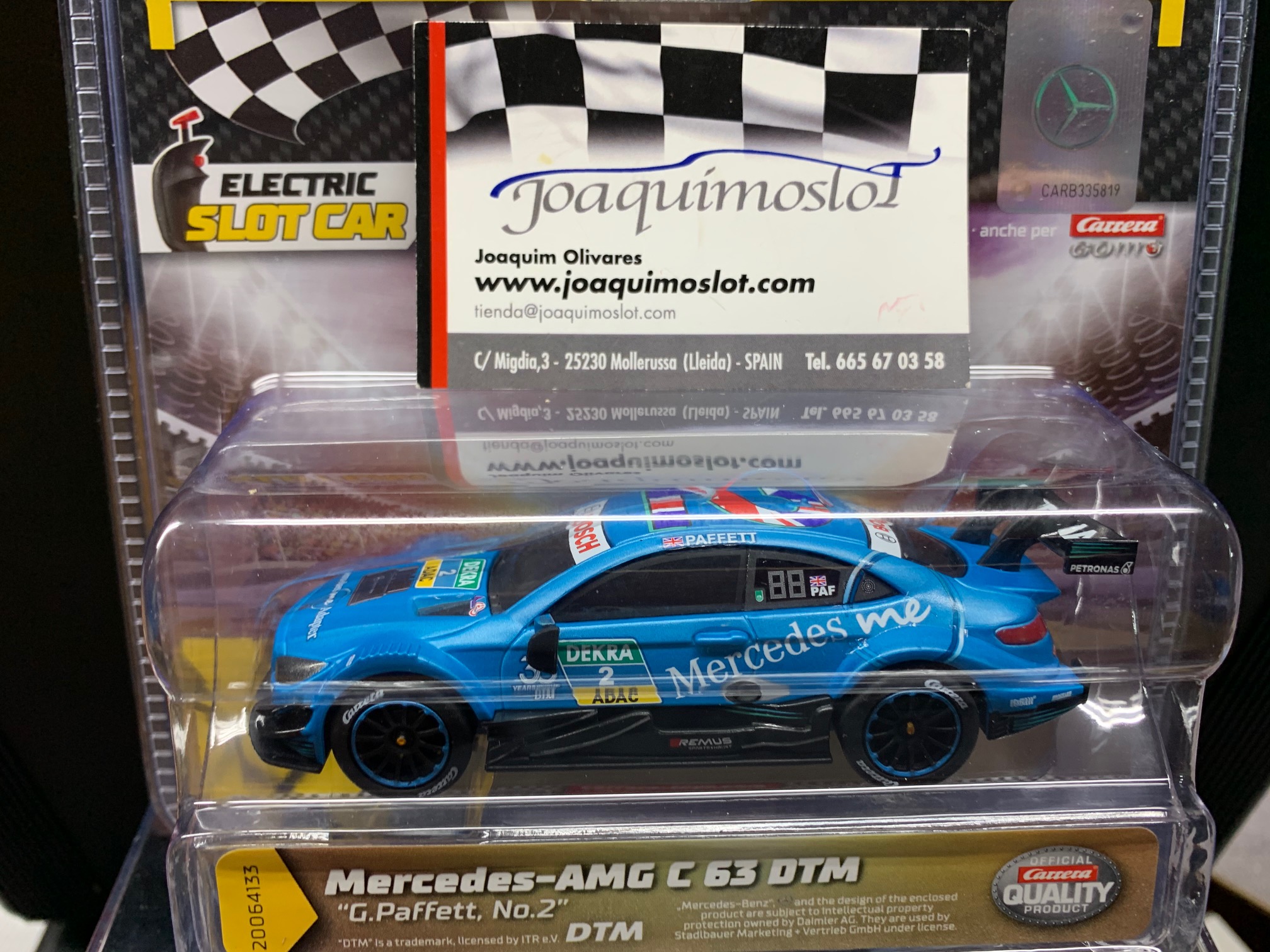 Carrera Go!!! 64133 Mercedes-AMG C 63 DTM G. Paffett Nº2