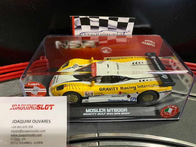 NSR 0275AW Mosler MT900 RGravity Gulf #103 24 Spa 2007