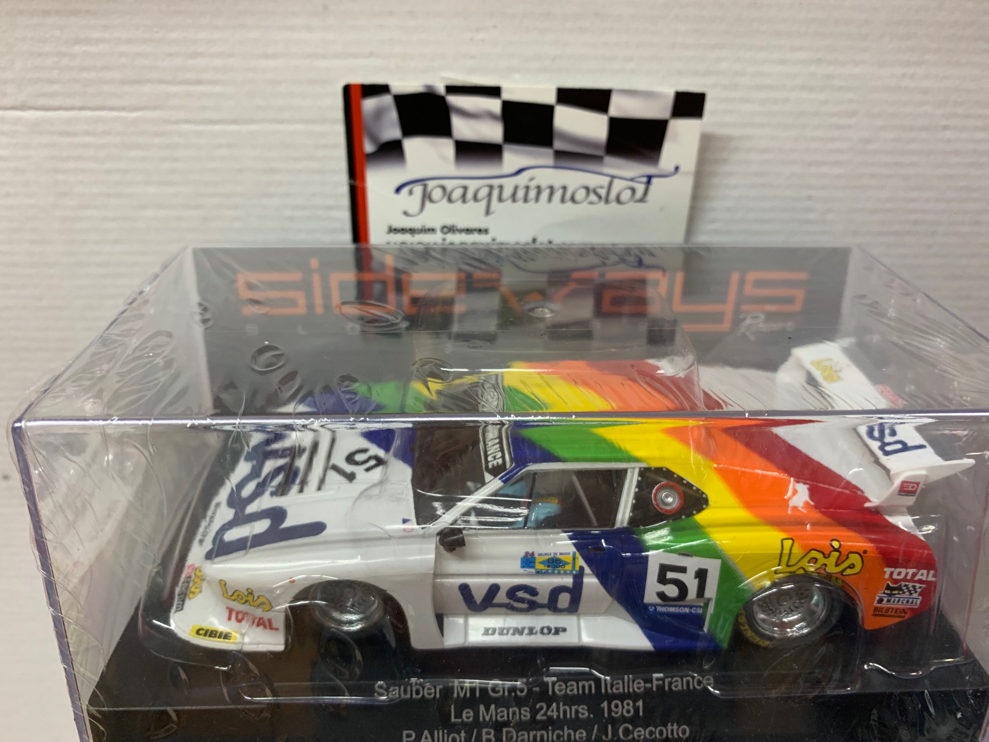 Sideways SW39 BMW M1 Gr.5 #51 24H LE MANS 1981 TEAM