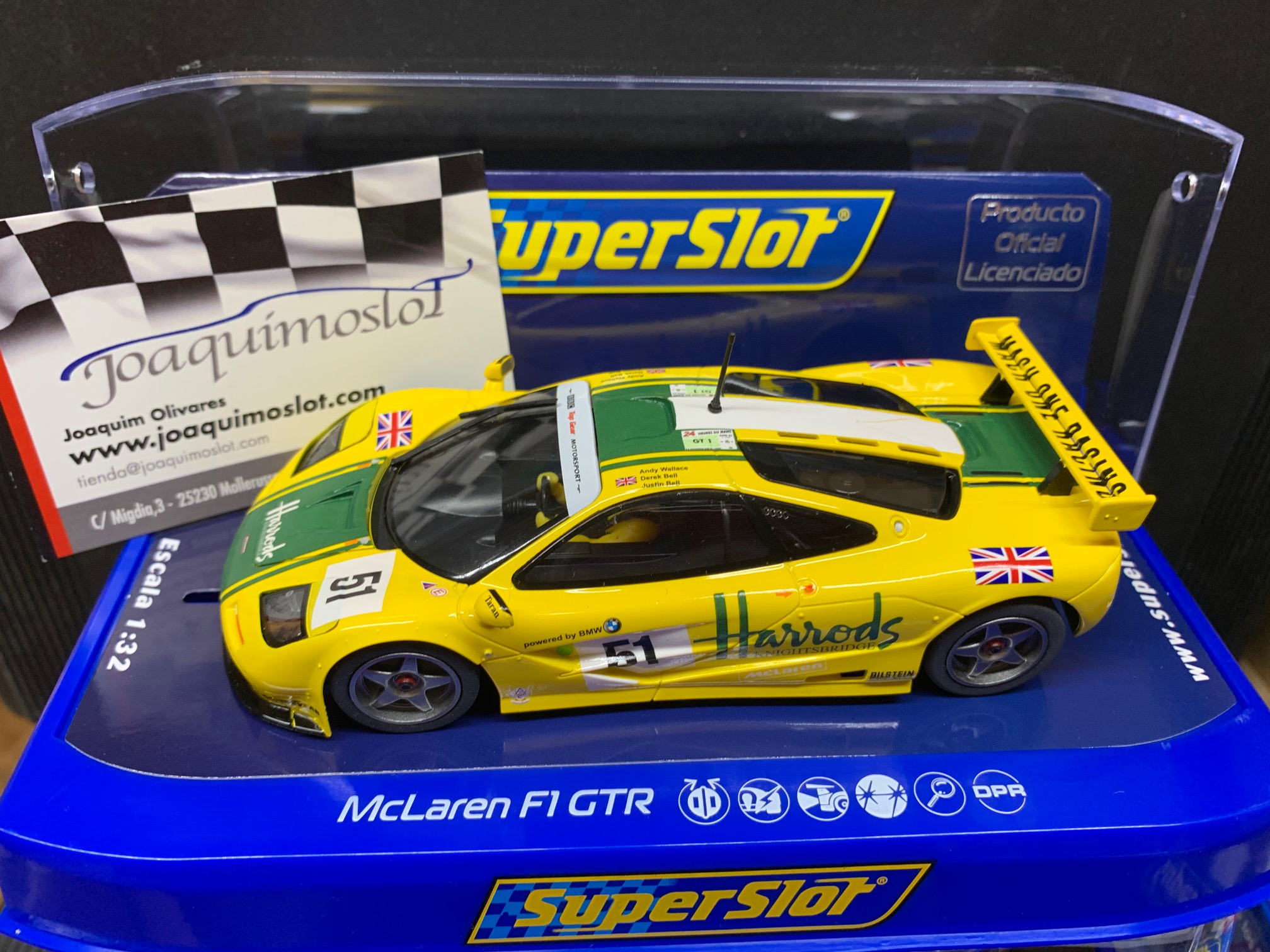 Miniature McLaren F1 GTR – 4e Aux 24h Du Mans 1995 – Écurie McLaren, Pilotes Sala/Bellm/Blundell – Ixo/Altaya Réf 17