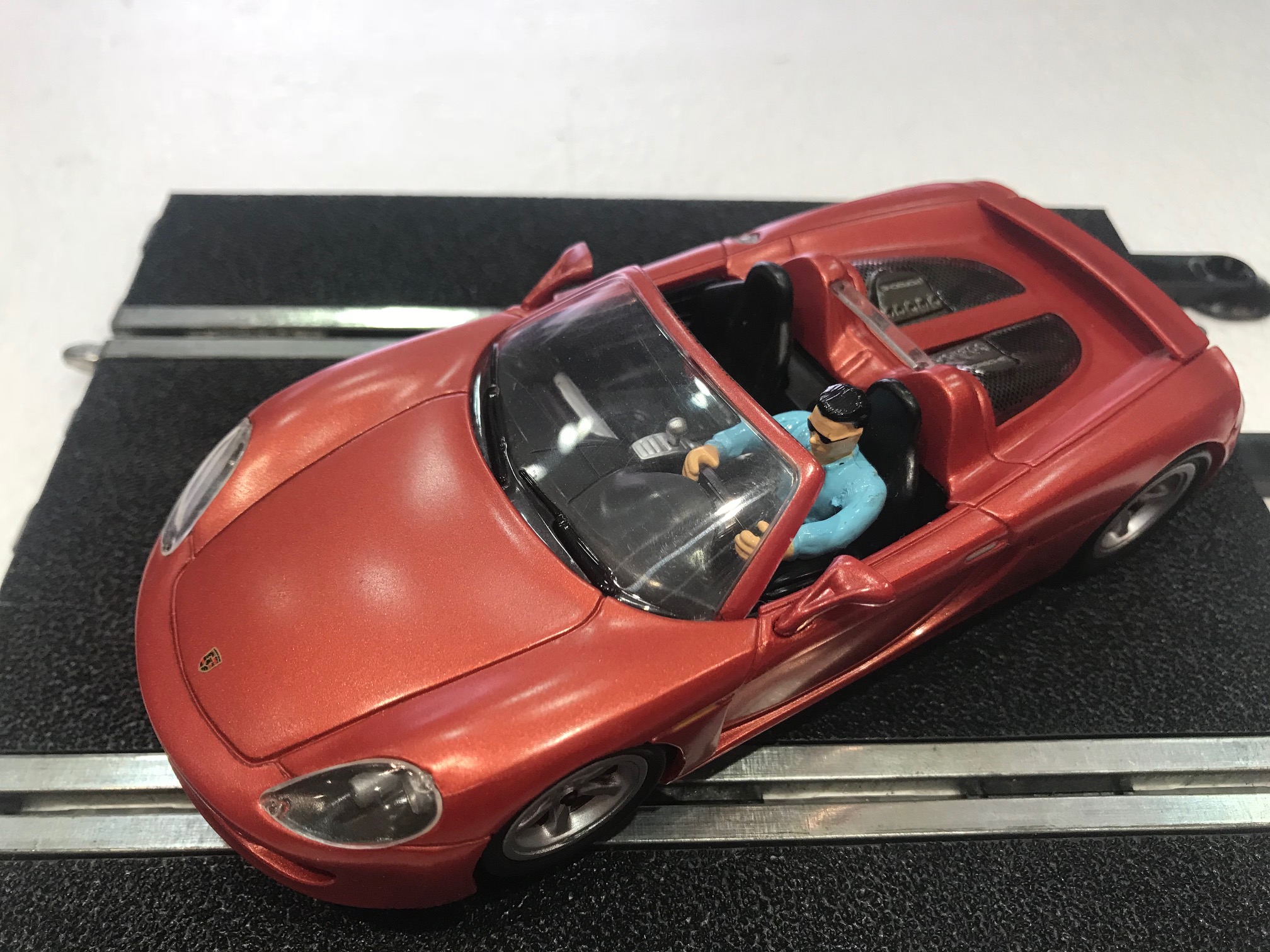 CARRERA EVOLUTION Porsche cabriolet granate